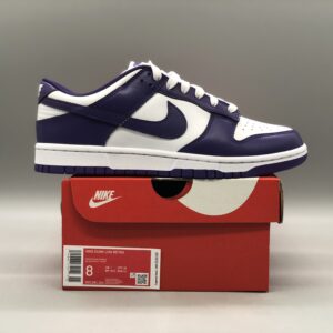Nike Dunk Low Retro White Purple Casual Skate Shoes