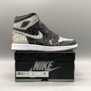 Air Jordan 1 High Rebellionaire Graffiti Sneakers